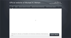 Desktop Screenshot of michaelherson.com